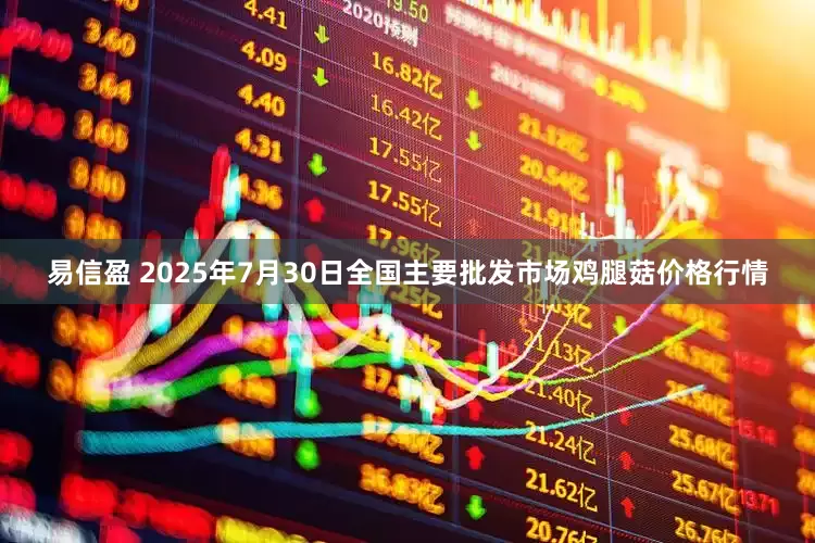易信盈 2025年7月30日全国主要批发市场鸡腿菇价格行情